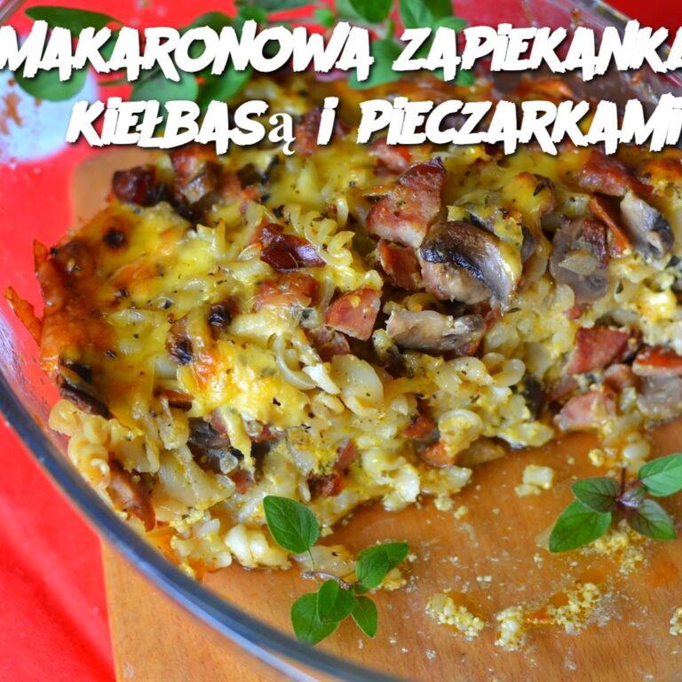 Makaronowa_zapiekanka_z_kie_bas__i_pieczarkami