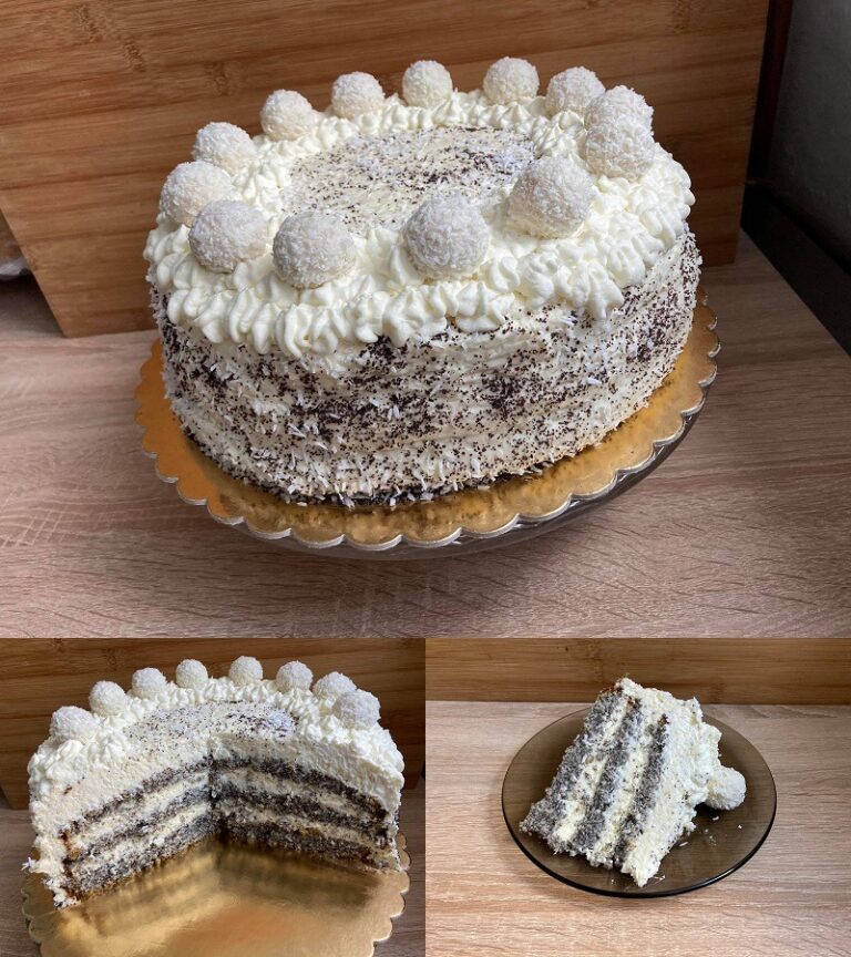 Tort_kokosowy_z_bia___czekolad__na_makowym_biszkopcie