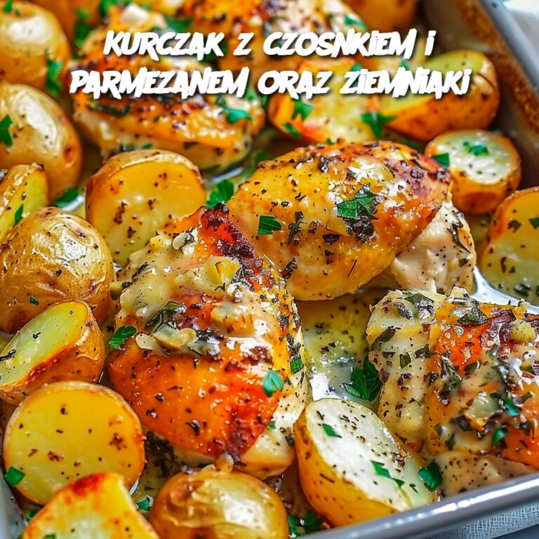 Kurczak_z_czosnkiem_i_parmezanem_oraz_ziemniaki