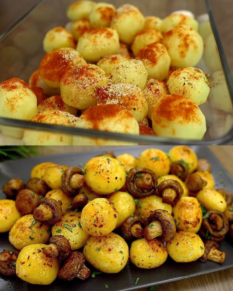 Proste_i_pyszne_pieczone_w_piekarniku_ziemniaki_i_pieczarki