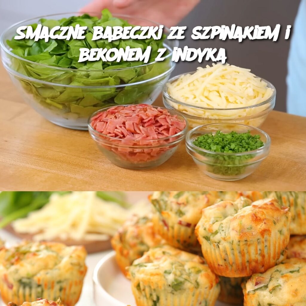 Smaczne_babeczki_ze_szpinakiem_i_bekonem_z_indyka Smaczne_babeczki_ze_szpinakiem_i_bekonem_z_indyka