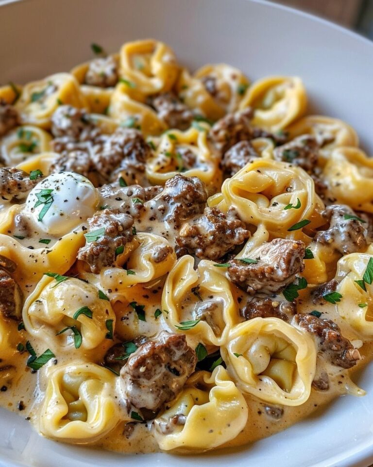 Makaron_Tortellini_z_serem_i_stekiem_z_Filadelfii Makaron_Tortellini_z_serem_i_stekiem_z_Filadelfii