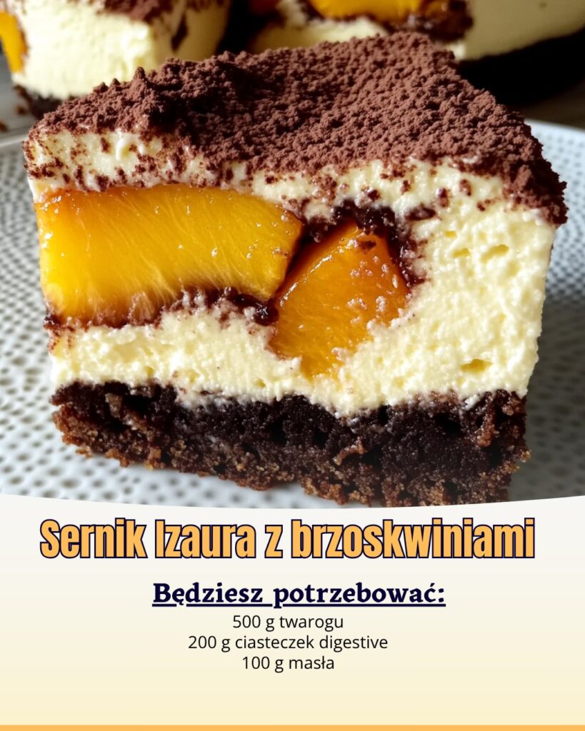 Sernik_Izaura_z_brzoskwiniami Sernik_Izaura_z_brzoskwiniami