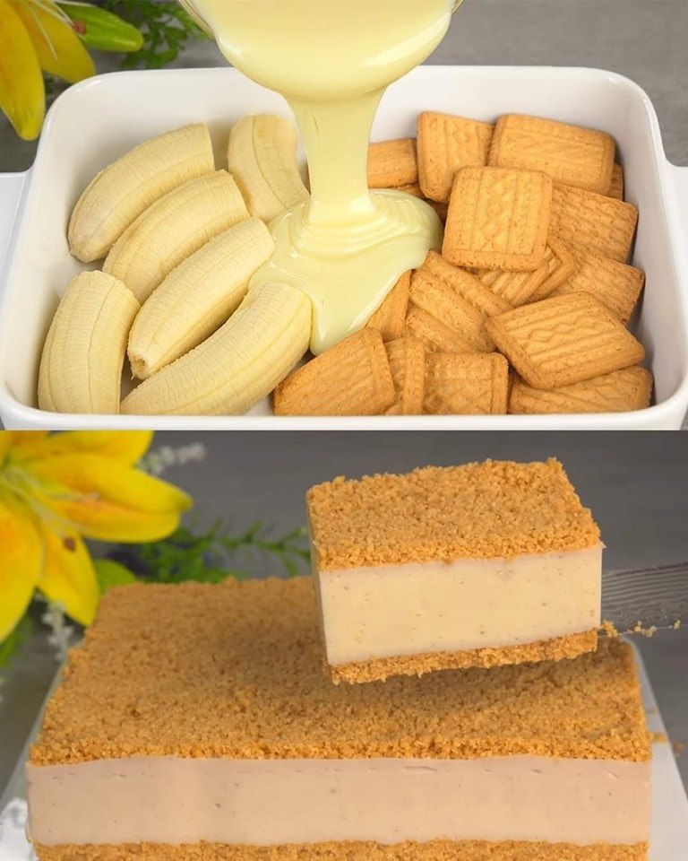 Mleko_skondensowane_ubi__z_bananem__B_dziesz_zaskoczony__Brak_piekarnika__Ciasto_w_5_minut__Pyszne_ciasto