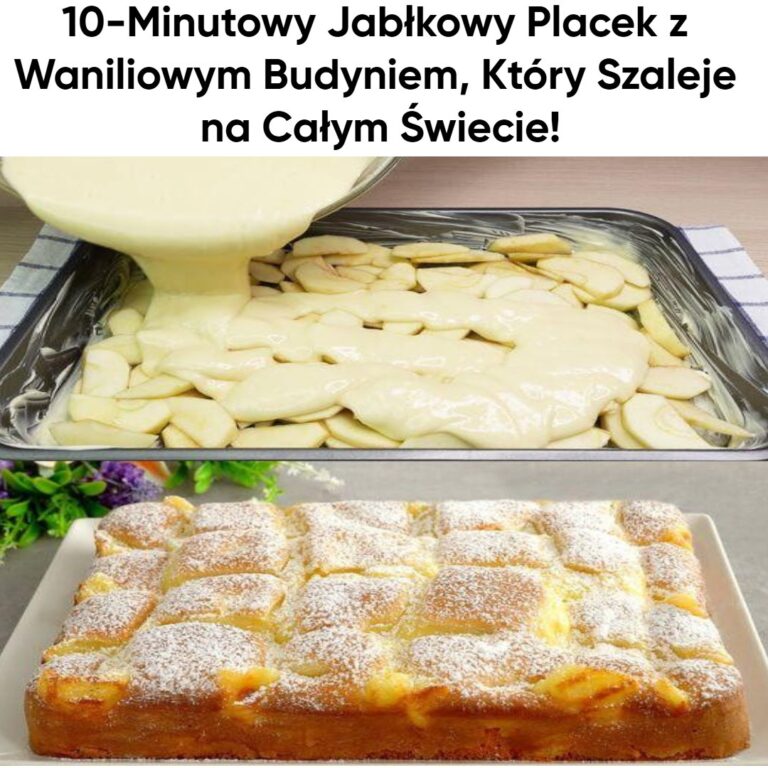 10_Minutowy_Jab_kowy_Placek_z_Waniliowym_Budyniem__Kt_ry_Szaleje_na_Ca_ym__wiecie_