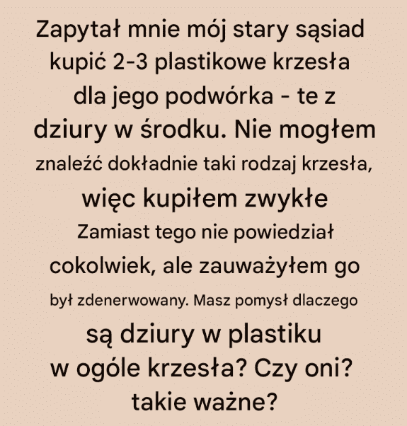 Prawdziwy_pow_d__dla_kt_rego_plastikowe_krzes_a_maj__dziury Prawdziwy_pow_d__dla_kt_rego_plastikowe_krzes_a_maj__dziury