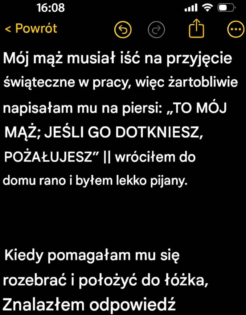 Przed_firmowym_przyj_ciem__wi_tecznym_napisa_am_zabawn__wiadomo___na_piersi_mojego_m__a_i_otrzyma_am_niespodziewan__odpowied__ Przed_firmowym_przyj_ciem__wi_tecznym_napisa_am_zabawn__wiadomo___na_piersi_mojego_m__a_i_otrzyma_am_niespodziewan__odpowied__