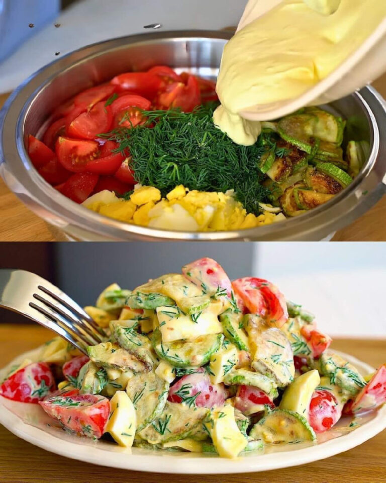 Cukinia_Tomaten_Salat_z_sosem_Joghurt_Senf