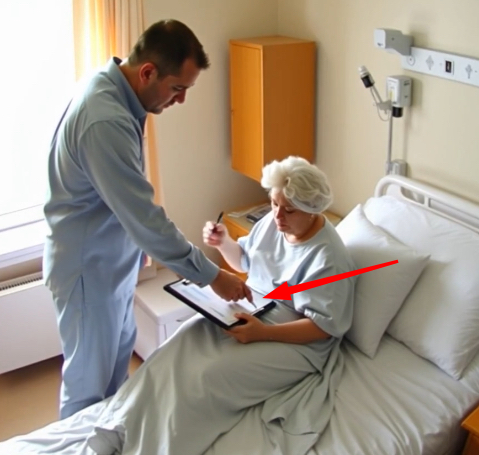 M___za__da__od__ony_podpisania_dokument_w_rozwodowych_na_szpitalnym____ku___ale_nie_spodziewa__si___kto_to_zrobi