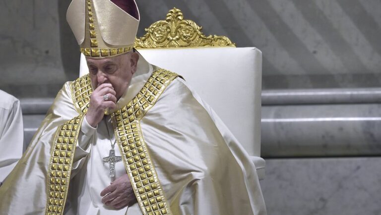 Pope Francis celebrates the Vespers and Te Deum
