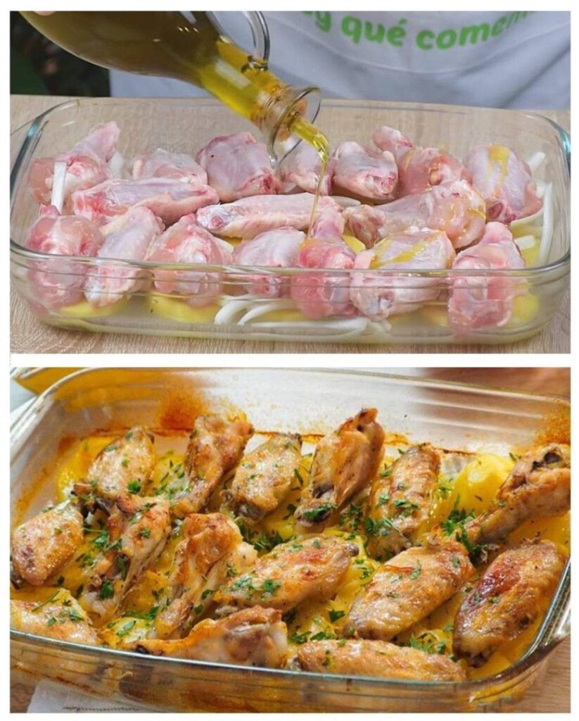 Pieczone_skrzyde_ka_z_kurczaka_z_ziemniakami__smaczne_danie-2 Pieczone_skrzyde_ka_z_kurczaka_z_ziemniakami__smaczne_danie-2