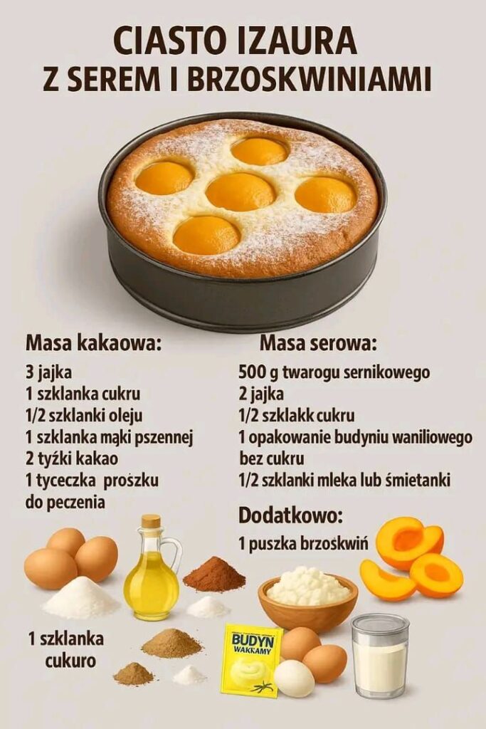 CIASTO_IZAURA_Z_SEREM_I_BRZOSKWINIAMI CIASTO_IZAURA_Z_SEREM_I_BRZOSKWINIAMI