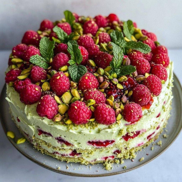 Ciasto_pistacjowo_malinowe_z_kremem_mascarponePrzepis_w_pierwszym_komentarzu__See_more