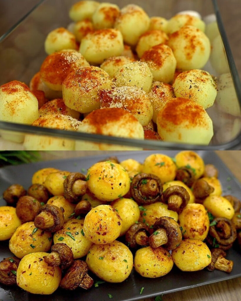 Proste_i_pyszne_pieczone_w_piekarniku_ziemniaki_i_pieczarki__See_more Proste_i_pyszne_pieczone_w_piekarniku_ziemniaki_i_pieczarki__See_more