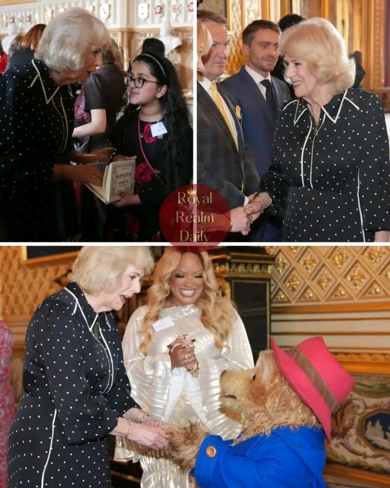 MARMALADE_MOMENT___Queen_Camilla_Meets_Paddington_and_Shares_Sweet_Surprise_at_Royal_Reception