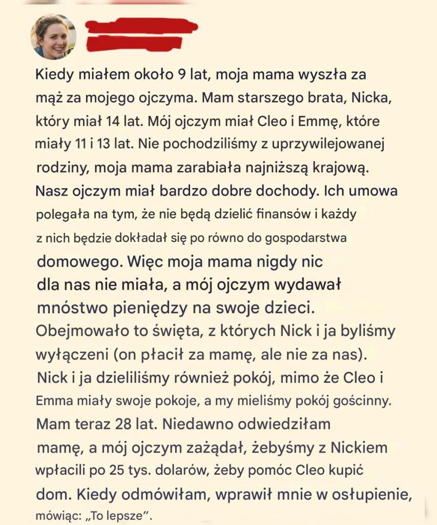 M_j_ojczym_za__da____ebym_zap_aci__za_nowy_dom_jego_c_rki___ale_nie_wiedzia____e_moja_matka_przez_19_lat_ukrywa_a_tajemnic___kt_ra_mia_a_wszystko_zmieni__ M_j_ojczym_za__da____ebym_zap_aci__za_nowy_dom_jego_c_rki___ale_nie_wiedzia____e_moja_matka_przez_19_lat_ukrywa_a_tajemnic___kt_ra_mia_a_wszystko_zmieni__