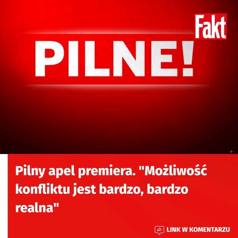Pilny_apel_premiera____8220_Mo_liwo___konfliktu_jest_bardzo__bardzo_realna__8221_