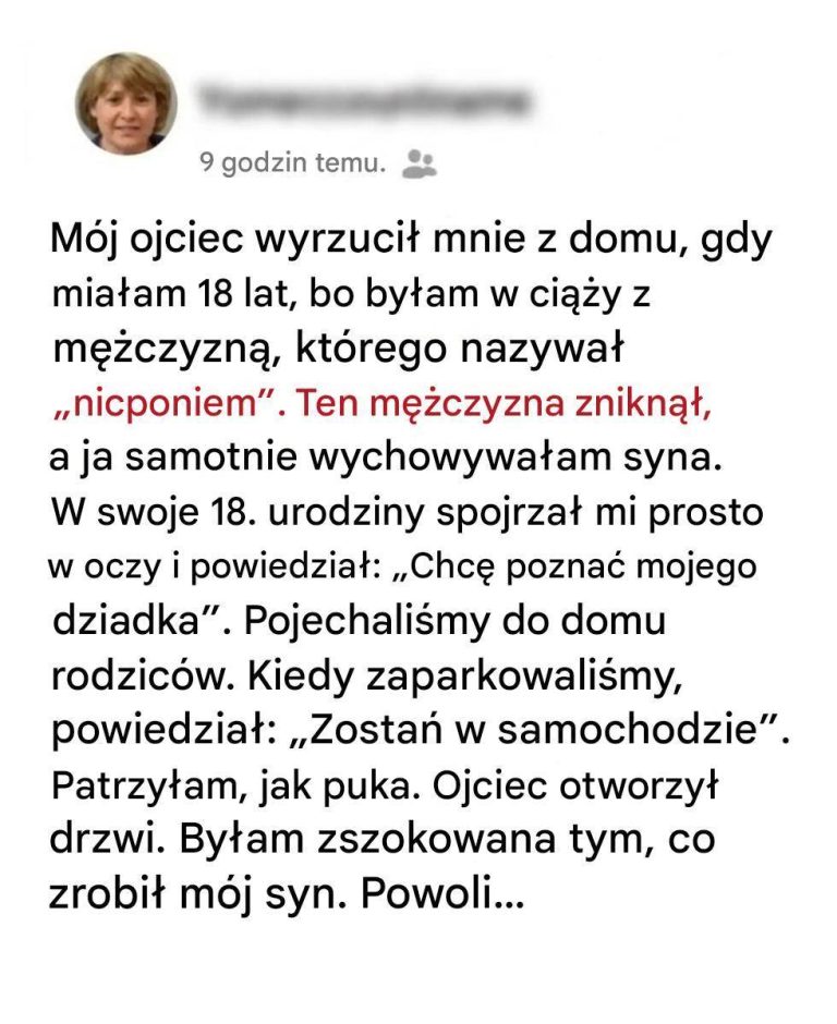 Wybaczam_ci___M_j_ojciec_wyrzuci__mnie_z_domu__gdy_mia_em_18_lat__ale_dwadzie_cia_lat_p__niej_to_m_j_syn_przyni_s__mu_wiadomo____kt_rej_nigdy_nie_zapomni_