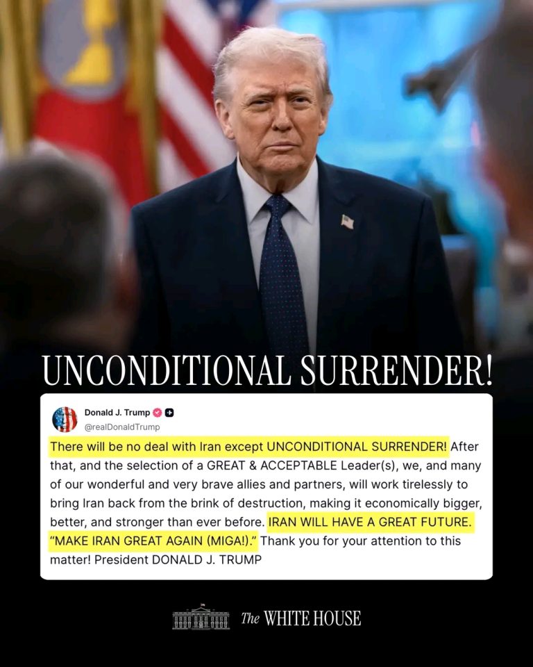 BREAKING__Donald_Trump_sends_a_chilling_message_to_Iran____Only_unconditional_surrender___The_statement_sparks_global_shock_as_he_unveils_a_bold_new_slogan___Make_Iran_Great_Again__