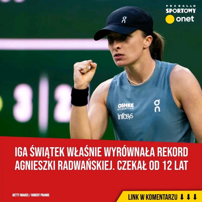 Iga__wi_tek_ponownie_zaskakuje__wiat_tenisa__osi_gaj_c_co___co_przez_lata_by_o_nieosi_galne__Jej_wyst_p_w_Indian_Wells_to_prawdziwy_pokaz_si_y_