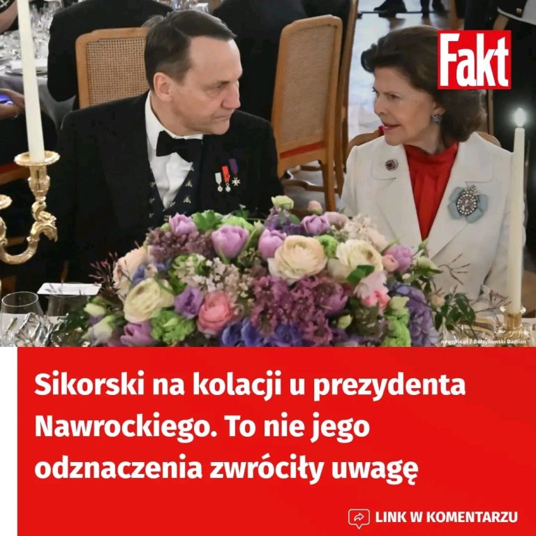 Rados_aw_Sikorski_na_kolacji_u_prezydenta_Nawrockiego_przyci_gn___uwag__swoim_nietypowym_wyborem_garderoby__Co_takiego_mia__na_sobie_