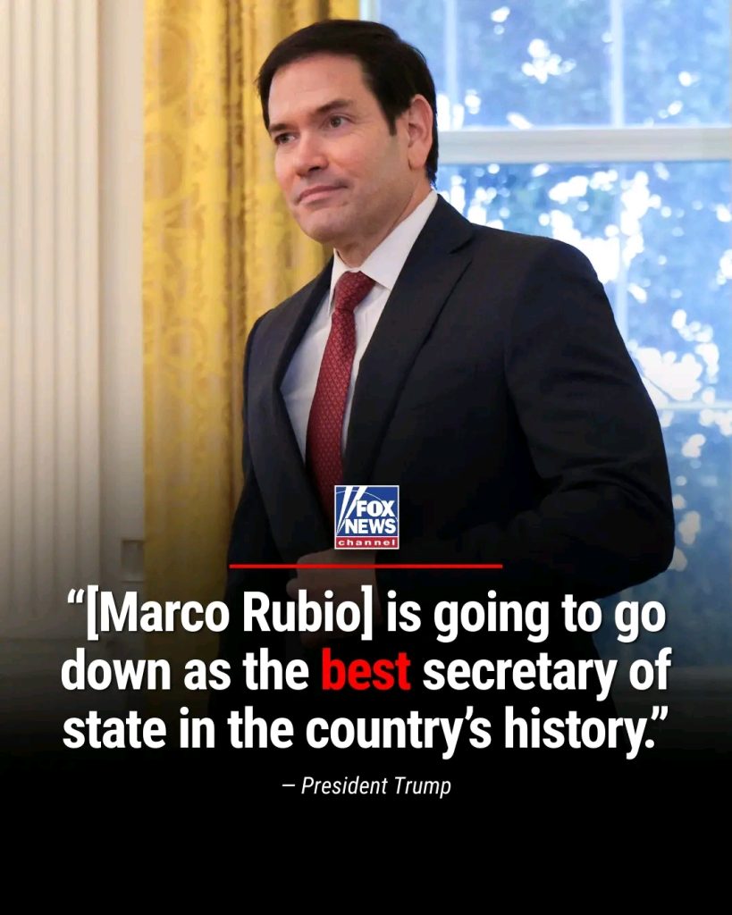 TOP_TIER_TRIBUTE__President_Trump_Praises_Secretary_of_State_Marco_Rubio__Predicts_Historic_Legacy
