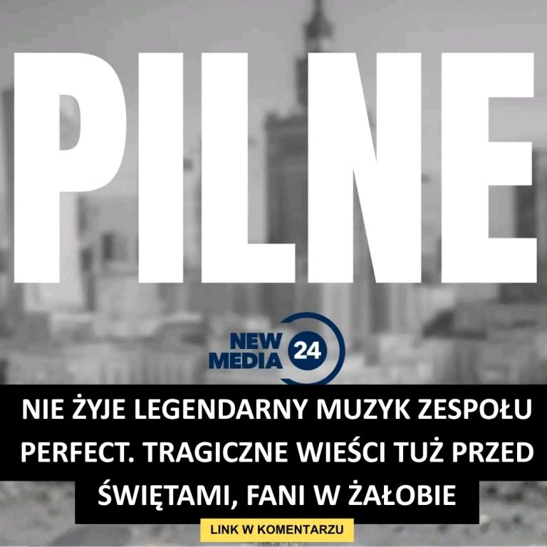 Nie__yje_legendarny_muzyk_zespo_u_Perfect__Tragiczne_wie_ci_tu__przed__wi_tami__fani_w__a_obie