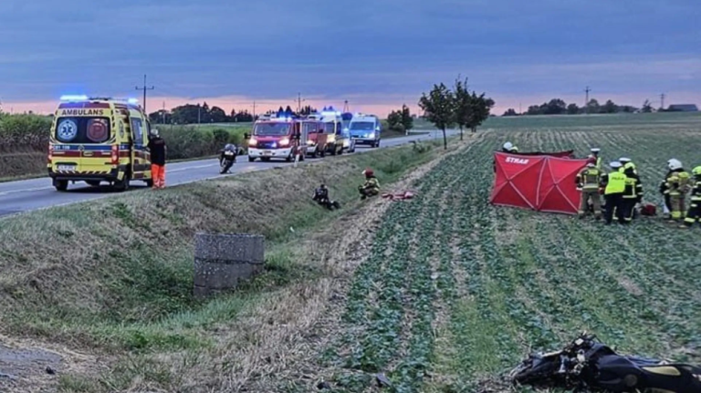 Nie__yje_34_latek__zgin___na_polu__W_akcji_policja__stra__po_arna_i_pogotowie